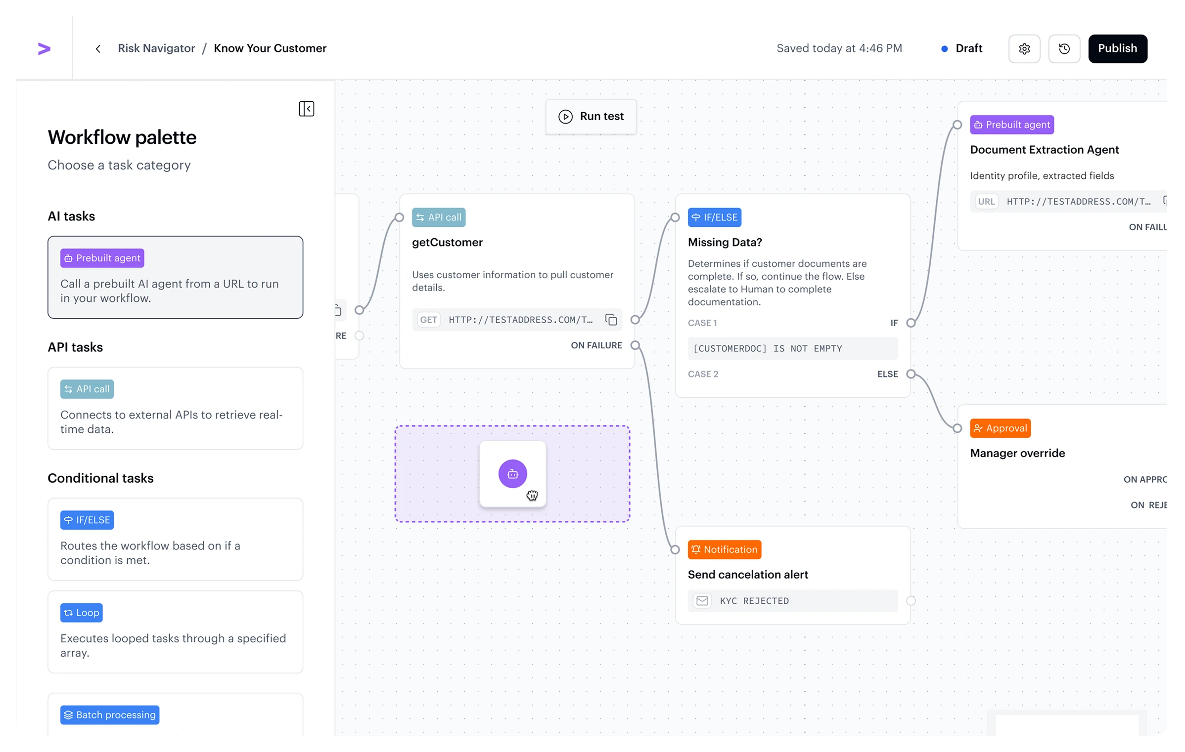 Canvas and node system