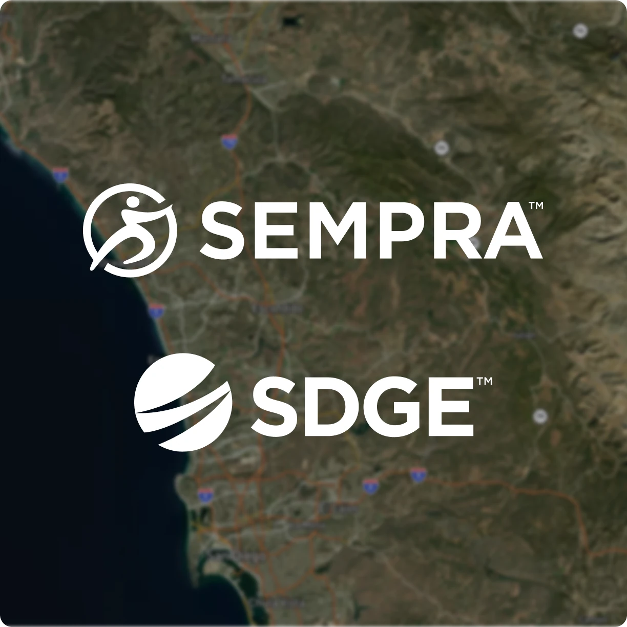 Sempra grid infrastructure map